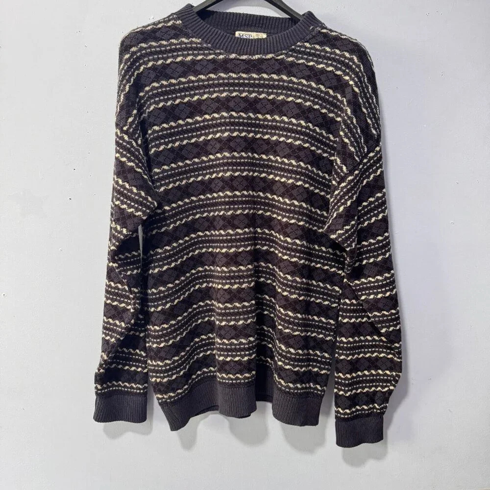 Vintage MSP Moores Sport mens  sweater size large -‎ J